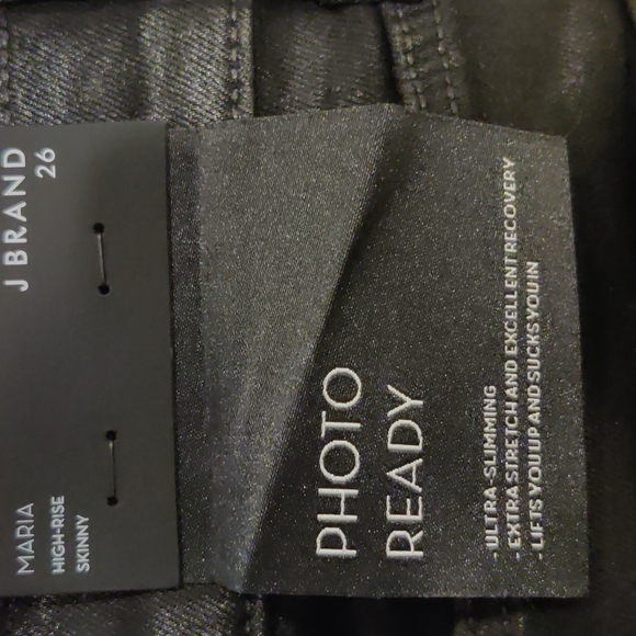 NWT J Brand X Halpern Maria High Rise Coated Skinny - Picture 7 of 7